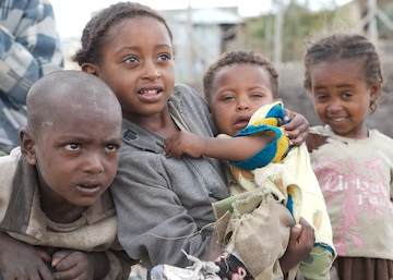Children in Dukem, Ethiopia.