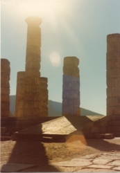 Temple of Apollo, Delphi, Greece,  01/1979.