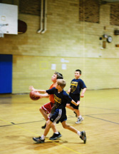 Mike drives for two.