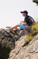 Nate, near top of Wilburn Ridge (Mount Rogers).