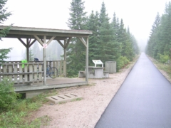 Shelter on the path from Mont Tremblant to Mont Laurier.