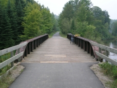 The trail goes on, on the way from Mont Tremblant to Mont Laurier.