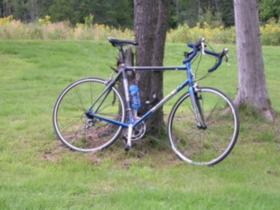 My Lemond Zurich, resting after Axe des Sommets.